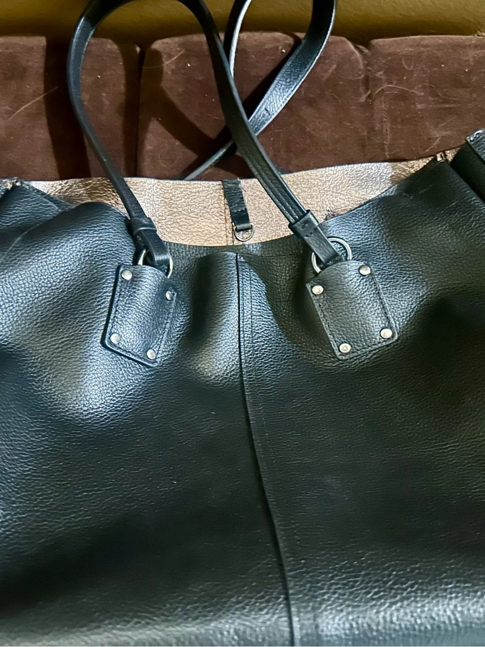 Botkier Black Leather Satchel Tote